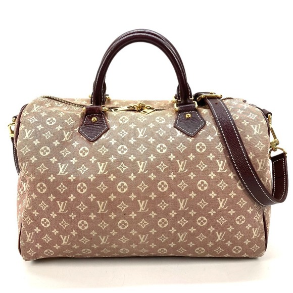 LOUIS VUITTON Handbags - LOUIS VUITTON M56704 Monogram Idylle Speedy Bandoulière 30 2-Way Bag Mini Bos...